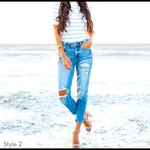 Brand new Distressed boyfriend Kancan jeans, 5/26